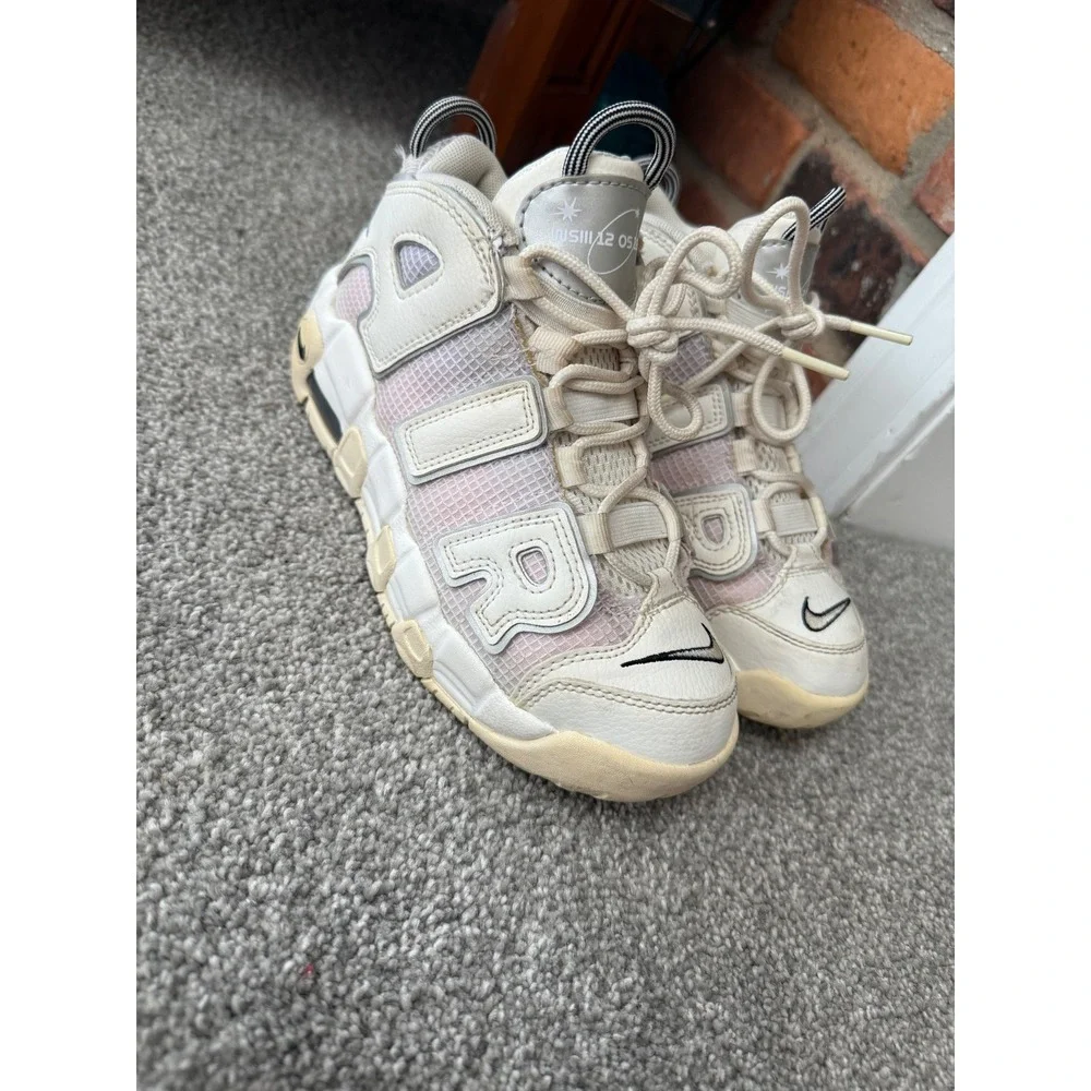 Nike Air More‎ Uptempo '96 QS Thank You, Wilson Kid's Sz 2Y Sail White